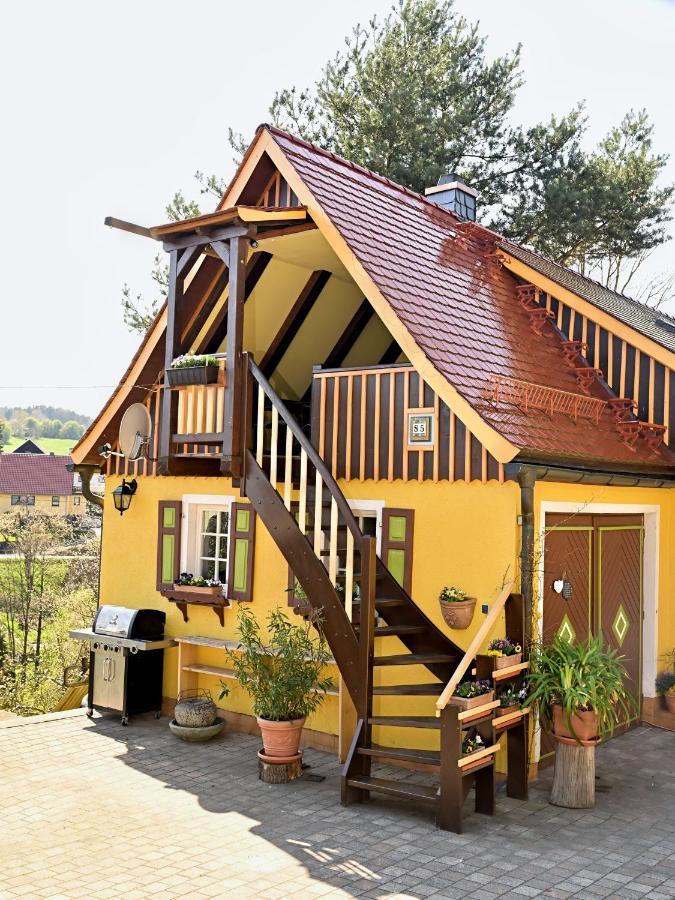 Ferienwohnung Loft Am Malerweg Reinhardtsdorf-Schona Exterior foto